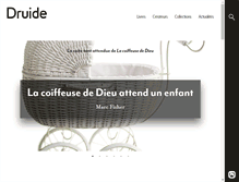 Tablet Screenshot of editionsdruide.com